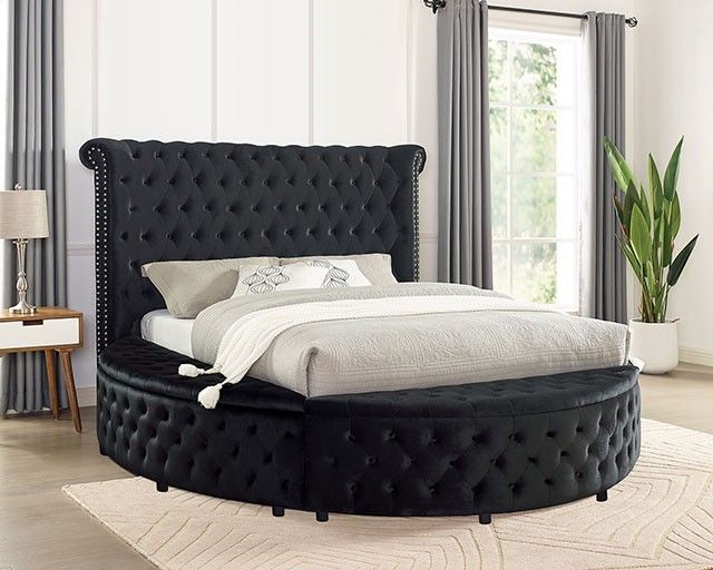 Furniture Of America® Delilah Black California King Bed Verns 