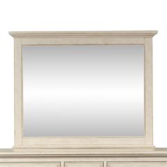 Liberty Furniture High Country Antique White Landscape Mirror
