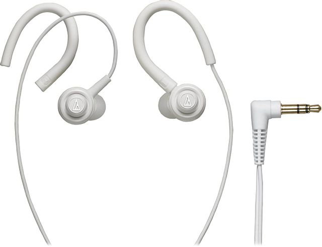 Audio-Technica® SonicSport White In-Ear Headphones 1
