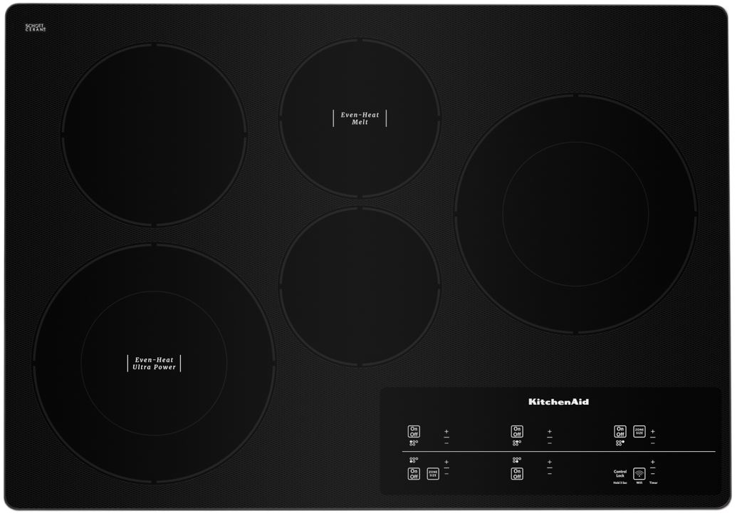 KitchenAid® 30" Stainless Steel Electric Cooktop