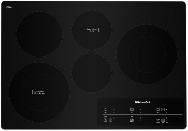 KitchenAid® 30" Stainless Steel Electric Cooktop-0