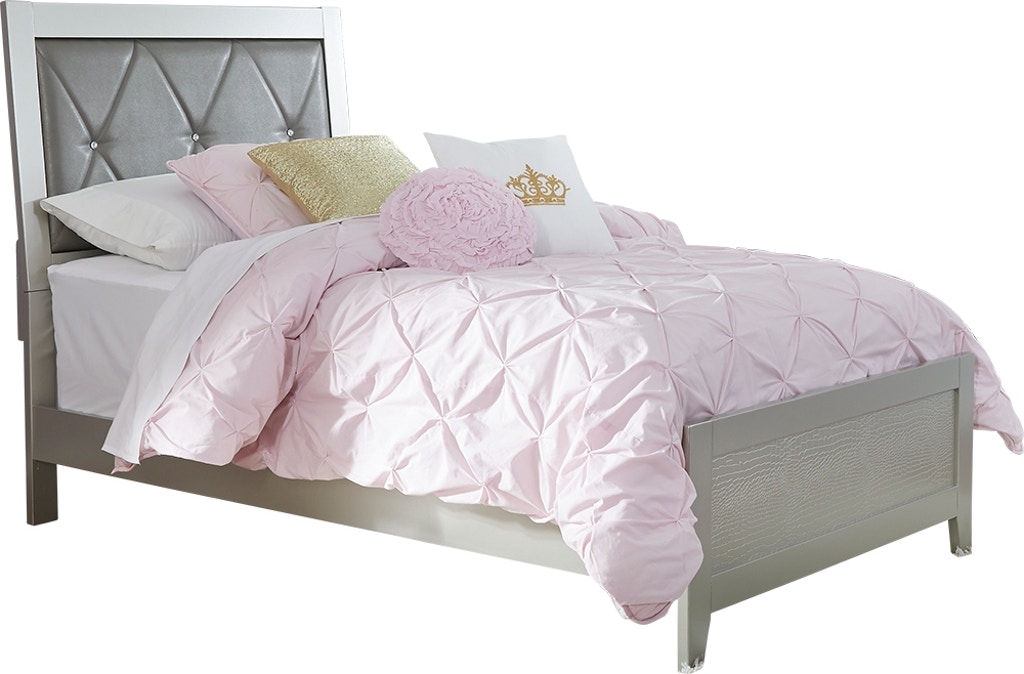 Signature Design by Ashley® Olivet Silver Twin Panel Youth Bed