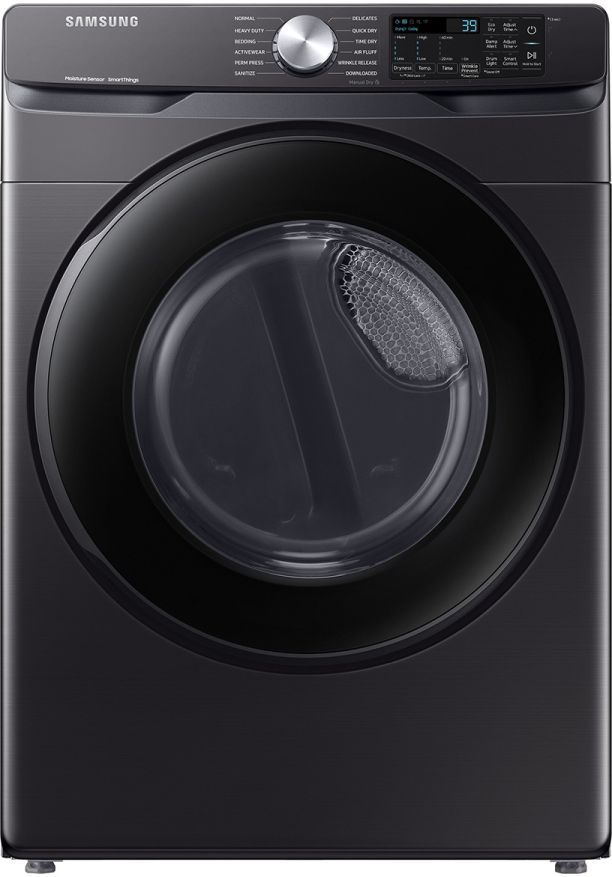 Samsung 7.5 Cu. Ft. Brushed Black Front Load Electric Dryer | Bill ...