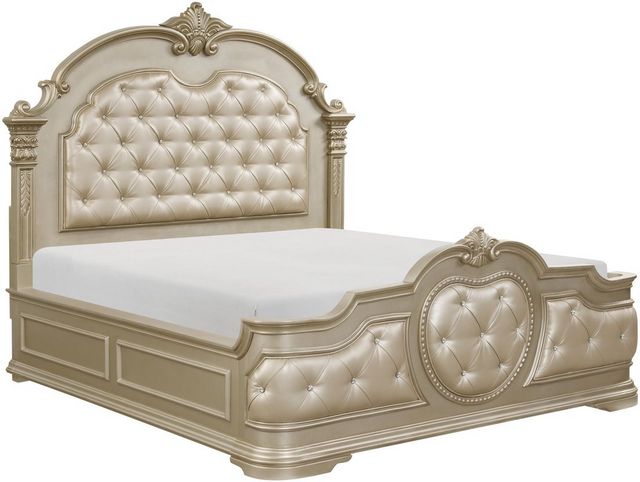 Homelegance® Antoinetta Champagne/Bronze Queen Bed