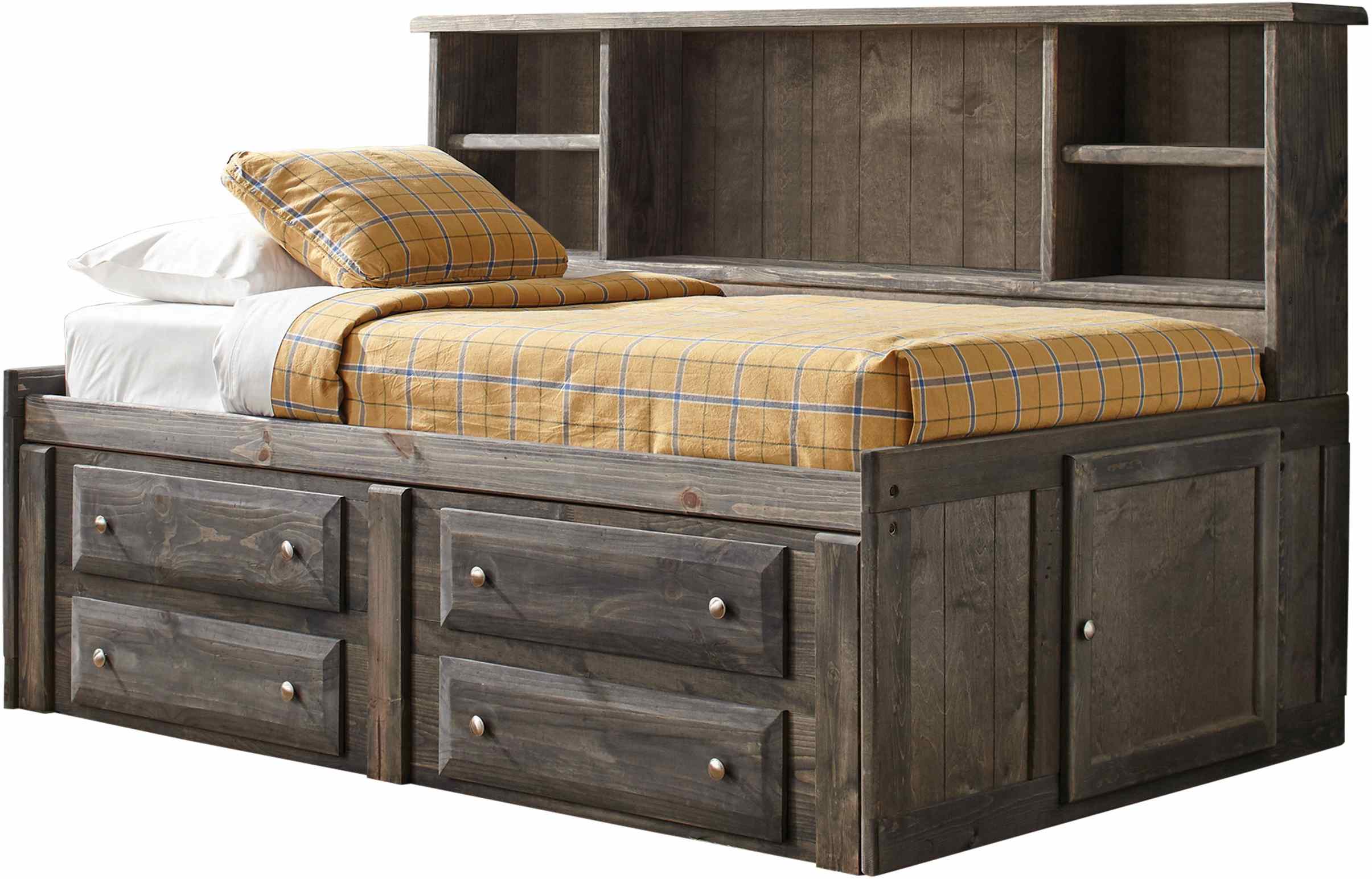 Coaster® CoasterElevations Wrangle Hill Gun Smoke Twin Storage Daybed |  Westside Furniture | Taft, CA