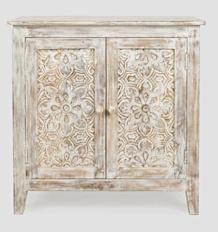 Jofran Inc. Global Archive Hand Carved Accent Chest