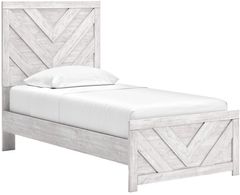 Signature Design by Ashley® Cayboni Whitewash Twin Panel Bed