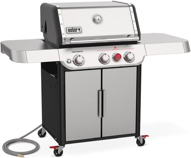 Weber® Genesis 62" Stainless Steel NG Freestanding Grill-1