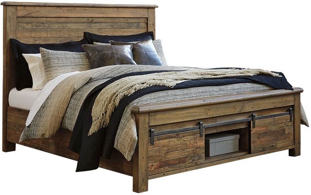 Signature Design by Ashley® Sommerford Brown Queen Storage Bed