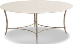Parker House® Crossings Palace Silver Clad Round Cocktail Table