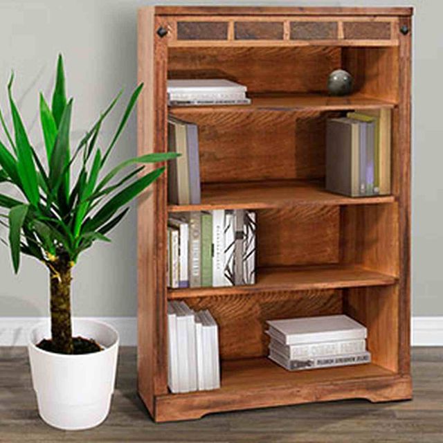 Sunny Designs Sedona Rustic Oak 60"H Bookcase 4