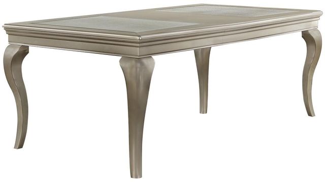 Homelegance® Crawford Silver Dining Table 1