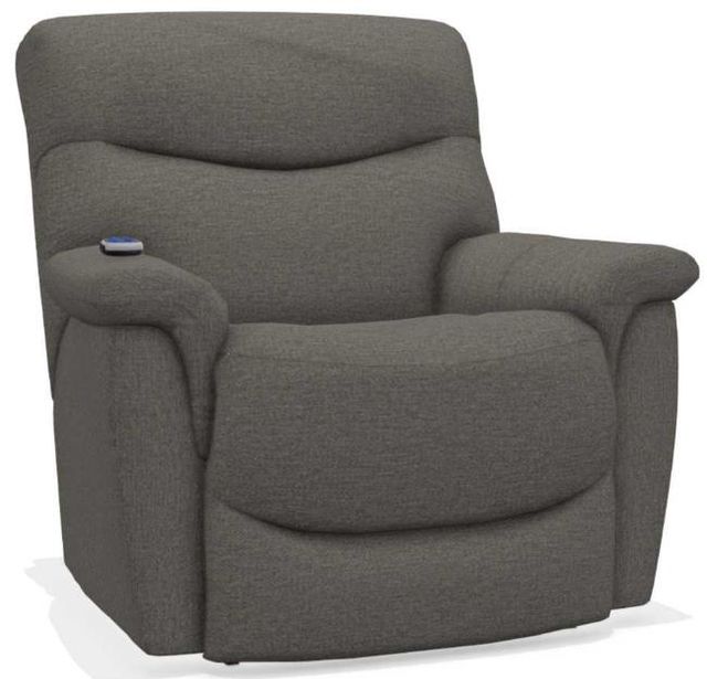 La-Z-Boy® James Charcoal Power Rocking Recliner with Massage and Heat ...