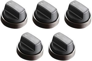 Wolf® 36" Professional Cooktop Brushed Gray Knob Kit