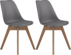 Coaster® Caballo 2-Piece Grey Side Chairs