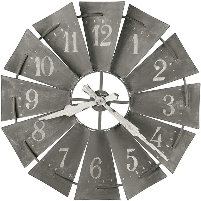 Howard Miller® Windmill Antique Brown Charcoal Wall Clock
