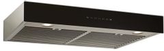 Best® Ispira 30" Stainless Steel Black Glass Under-Cabinet Range Hood