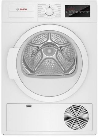 Bosch 300 Series 4.0 Cu. Ft. White Front Load Electric Dryer