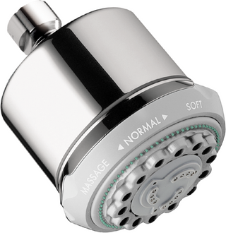 Hansgrohe Clubmaster Chrome Showerhead 3-Jet, 2.5 GPM