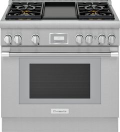 Thermador® Pro Harmony® 36" Stainless Steel Pro Style Dual Fuel Natural Gas Range