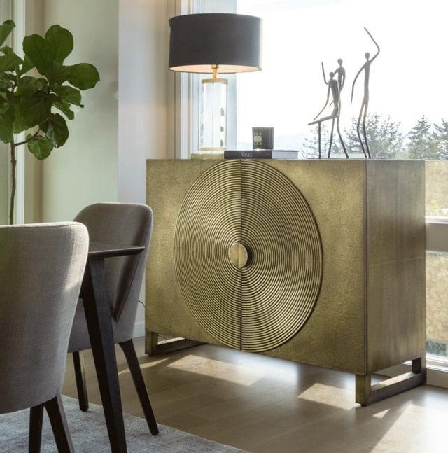 Alder & Tweed Furniture Company Caden Glided Gold Sideboard-3