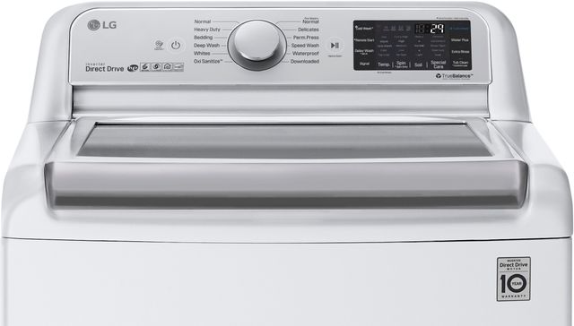 LG 5.5 Cu. Ft. White Top Load Washer 7