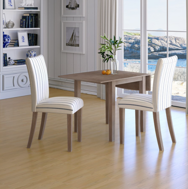 Jofran Inc. Eastern Tides Bisque Dining Chair-4