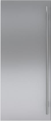 Sub-Zero® Classic 42" Stainless Steel French Door Flush Inset Door Panel with Tubular Handle 0