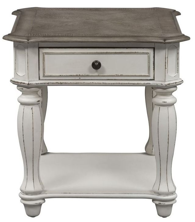 Liberty Furniture Magnolia Two-tone End Table-0