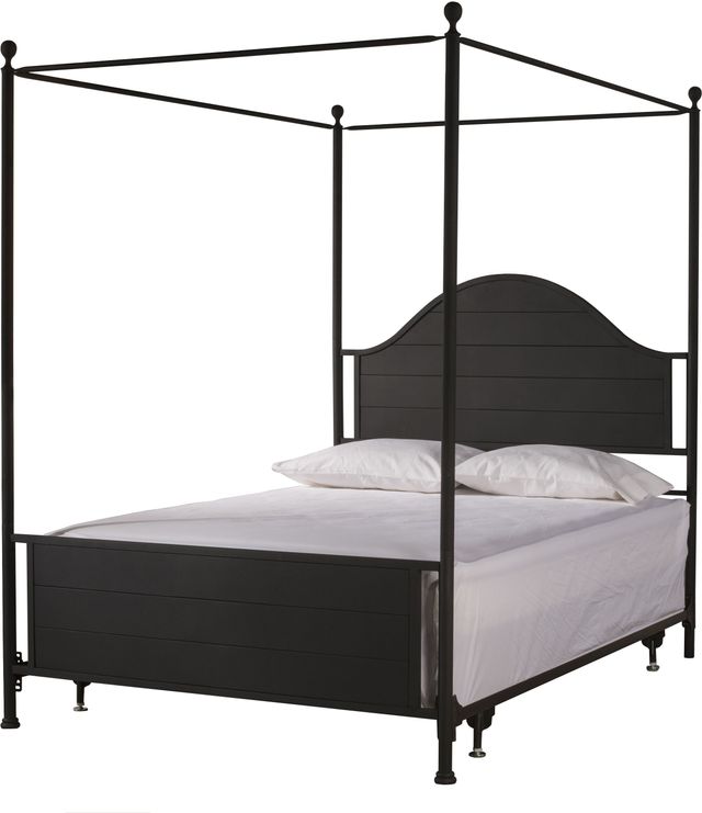Hillsdale Furniture Cumberland Black Queen Canopy Bed 12
