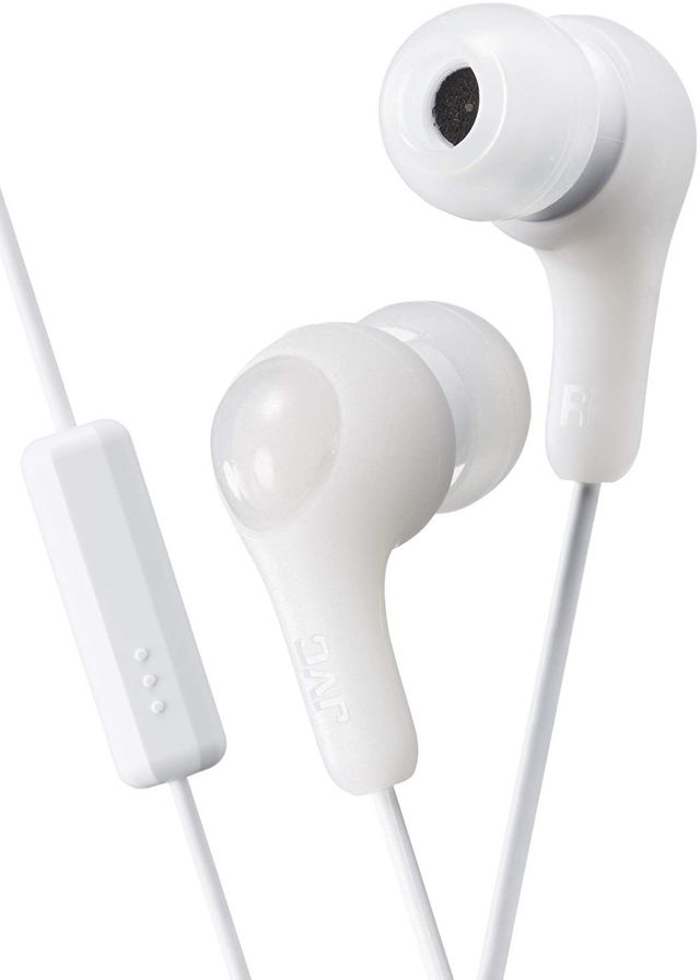 JVC HA-FX7M White Gumy Plus In-Ear Headphones