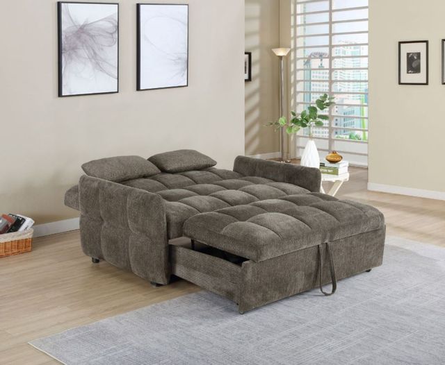 Coaster® Cotswold Beige Tufted Cushion Sleeper Sofa 10