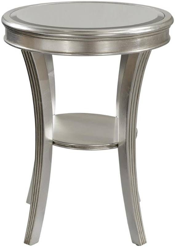Coast2Coast Home™ Kenney Silver Leaf Accent Table 1