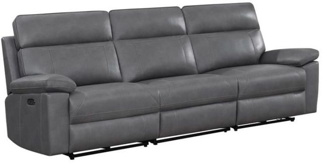 Coaster® Albany Motion Gray Power Reclining Sofa 0