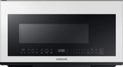 Samsung BESPOKE 2.1 Cu. Ft. White Glass Over The Range Microwave
