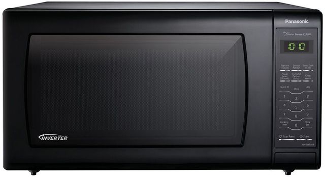 Panasonic® 1.6 Cu. Ft. Black Countertop Microwave