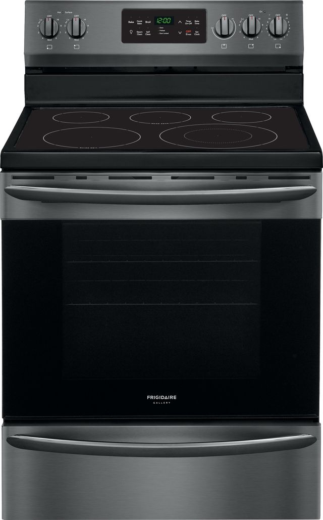 Frigidaire Gallery® 29.88" Black Stainless Steel Free Standing Electric Range