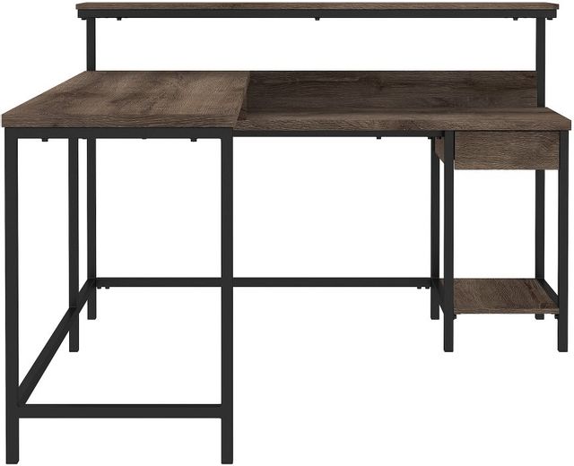 Signature Design by Ashley® Arlenbry Gray L-Desk with Storage 4