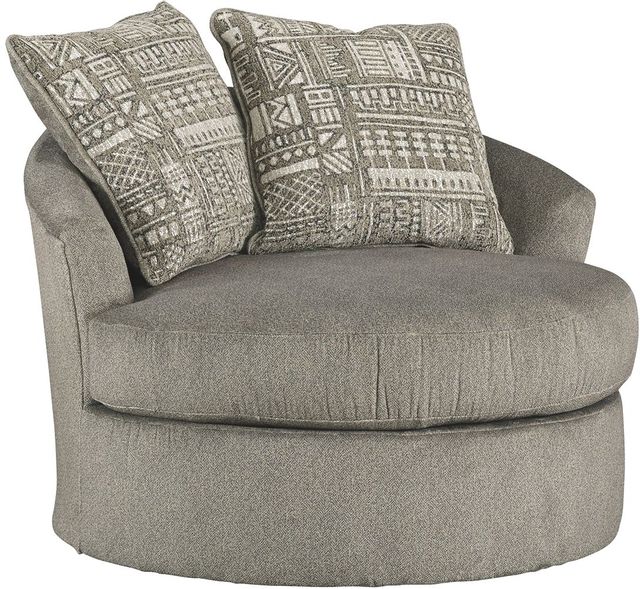 Signature Design by Ashley® Soletren Ash Swivel Accent Chair 0
