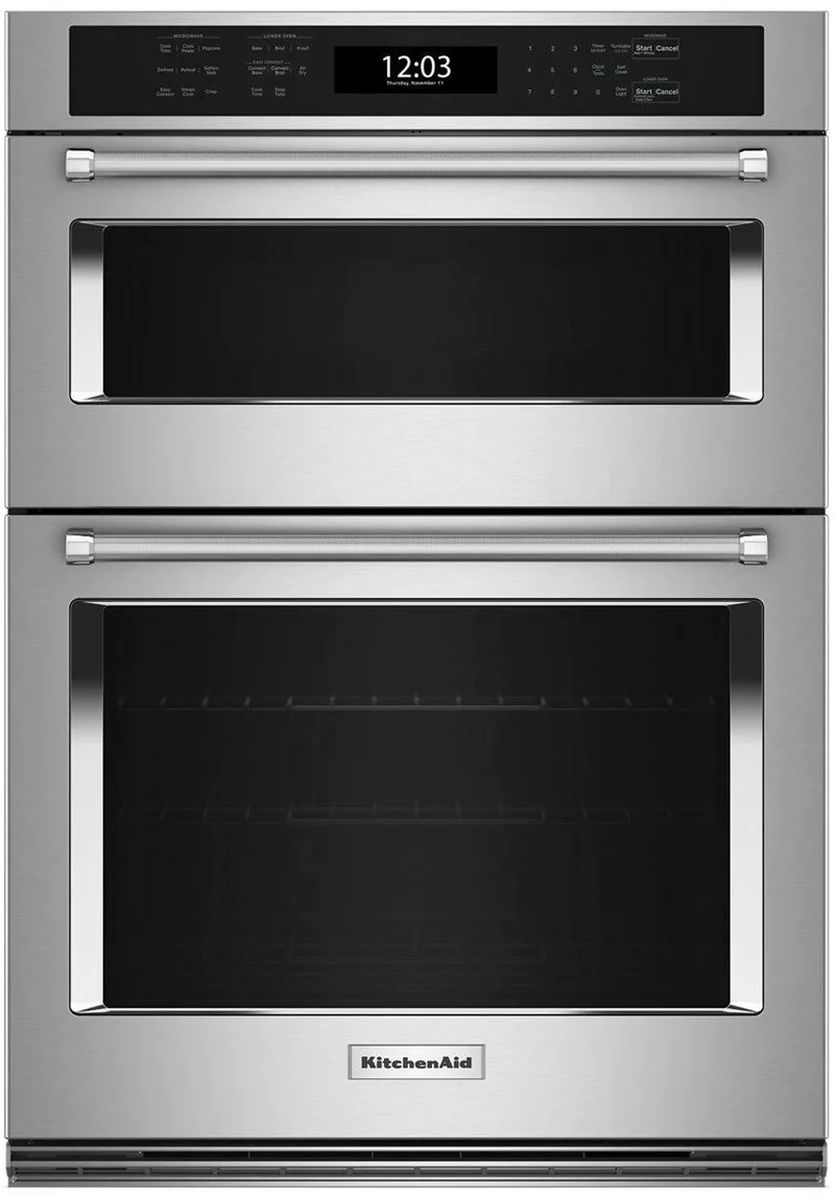 KitchenAid® 30" PrintShield Stainless Steel Oven/Microwave Combo ...