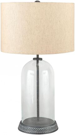 Signature Design by Ashley® Manelin Clear/Gray Glass Table Lamp
