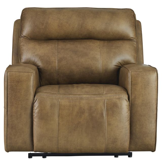 Signature Design by Ashley® Game Plan Caramel Oversized Recliner-2