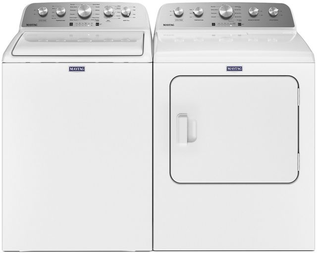 MVW5035MW | MED5030MW - Maytag Top Load Laundry Pair with a 4.4 Cu. Ft. Capacity Agitator Washer and a 7.0 Cu. Ft. Capacity Dryer-0
