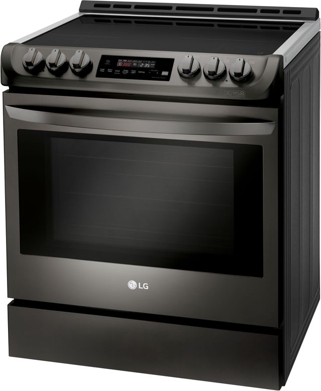 LG 30" Black Stainless Steel Slide In Induction Single Oven Range 2