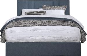 Aubrielle Blue Queen Upholstered Bed