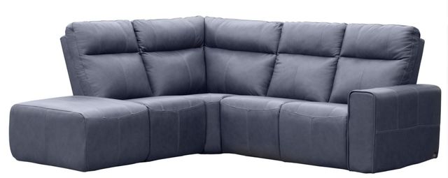 Elran Colton Dark Gray Reclining Chaise Sectional 0