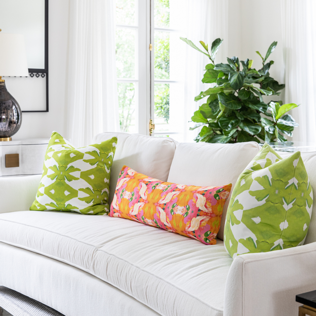 Laura Park Designs Palm Green 22" x 22" Throw Pillow-1