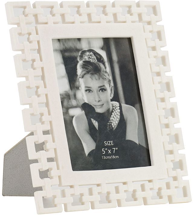 A & B Home White Picture Frame