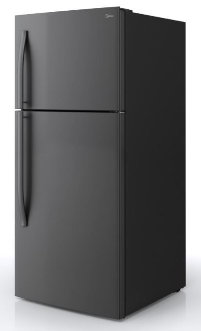 Midea® 18.0 Cu. Ft. Black Top Freezer Refrigerator 1