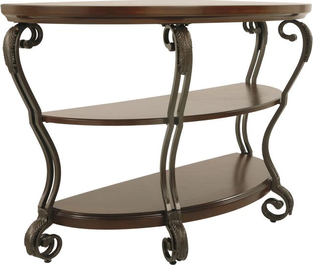 Signature Design by Ashley® Nestor Medium Brown Sofa Table